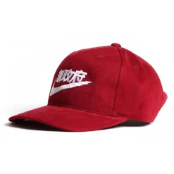 AIR TOKYO - CASQUETTE 6 PANEL BRUSHED COTTON ROUGE