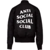 Anti Social Social Club - BOMBER JACKET NOIR MA-1 1 Anti Social Social Club - BOMBER JACKET NOIR MA-1 -MAGIC CUSTOM anti social social club bomber jacket noir ma 1