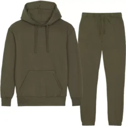 Blank - Ensemble De Survêtement Kaki Coton