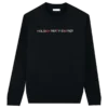 BEYONCÉ HOLIDAY MERCH - SWEAT COL ROND NOIR HOLIDAY PARTY BRODÉ -MAGIC CUSTOM beyonce holiday merch sweat col rond noir holiday party brode