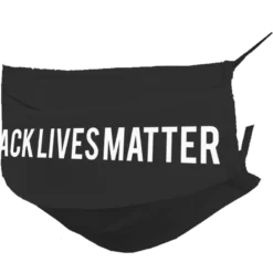 BLACK LIVES MATTER - MASQUE TISSU LAVABLE