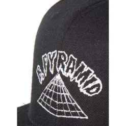 Black Pyramid - Casquette Snapback Noire -MAGIC CUSTOM black pyramid casquette snapback noire 2