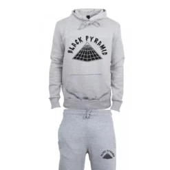 BLACK PYRAMID- ENSEMBLE SURVETEMENT JOGGING COTON GRIS