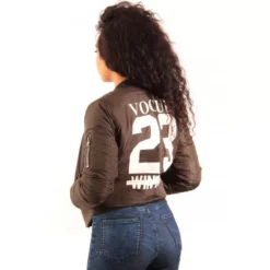 BLOUSON BOMBER FEMME KAKI VOGUE