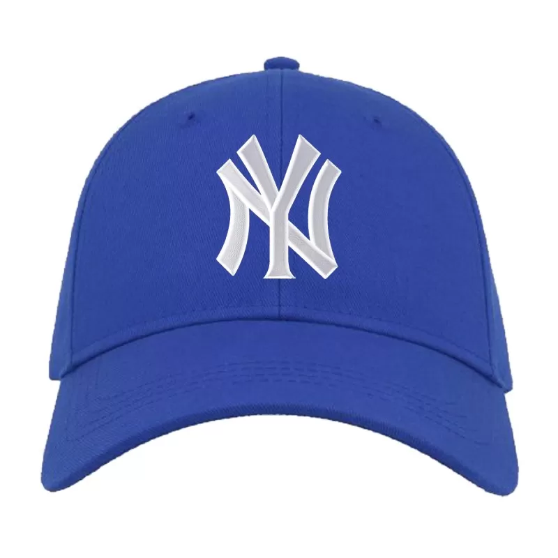 Casquette Baseball NY Bleu Roi Logo Blanc 4 Casquette Baseball NY Bleu Roi Logo Blanc – Image 2