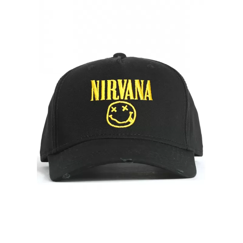 Casquette CargoDestroy Nirvana Logo Smiley 3 Casquette CargoDestroy Nirvana Logo Smiley