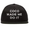 Casquette Snapback - COCO MADE ME DO IT 2 Casquette Snapback - COCO MADE ME DO IT -MAGIC CUSTOM casquette snapback coco made me do it