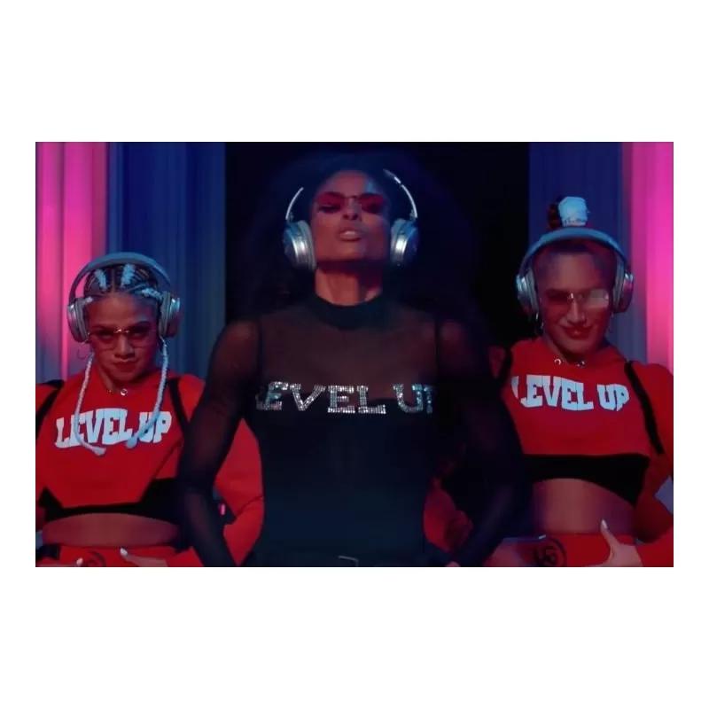 CIARA - SWEAT CAPUCHE CROPTOP ROUGE LEVEL UP 4 CIARA - SWEAT CAPUCHE CROPTOP ROUGE LEVEL UP – Image 2