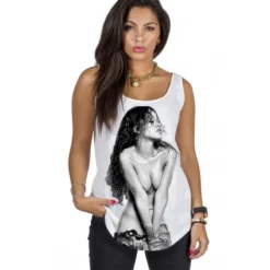 Debardeur Femme RIhanna Esquire Blanc