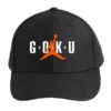DRAGON BALL Z - CASQUETTE BASEBALL NOIR AIR GOKU -MAGIC CUSTOM dragon ball z casquette baseball noir air goku