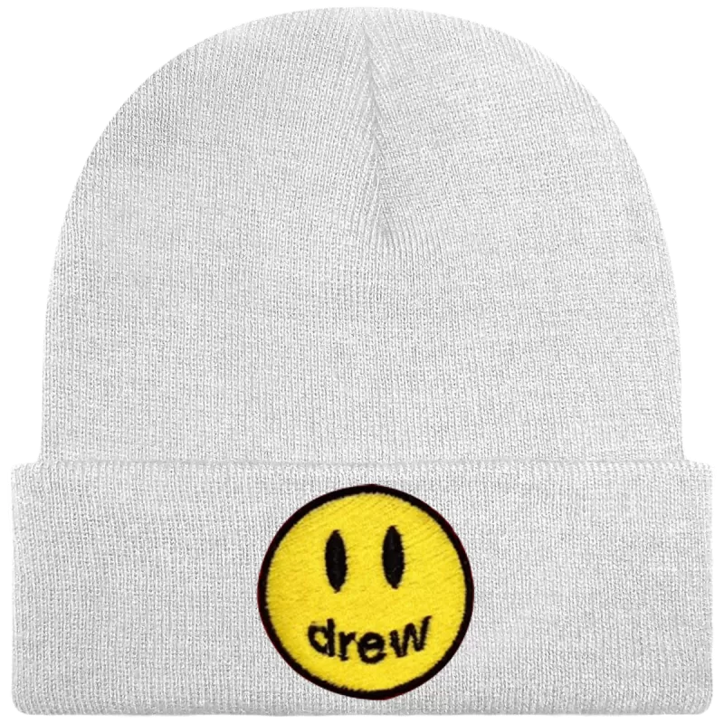 DREW HOUSE - BONNET BLANC MASCOT - JUSTIN BIEBER 3 DREW HOUSE - BONNET BLANC MASCOT - JUSTIN BIEBER