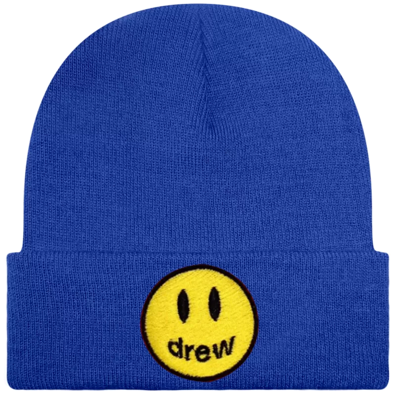 DREW HOUSE - BONNET BLEU ROI MASCOT - JUSTIN BIEBER 3 DREW HOUSE - BONNET BLEU ROI MASCOT - JUSTIN BIEBER