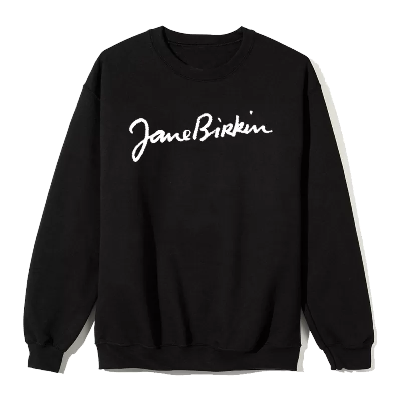 Jane Birkin - Sweat Col Rond Signature 3 Jane Birkin - Sweat Col Rond Signature