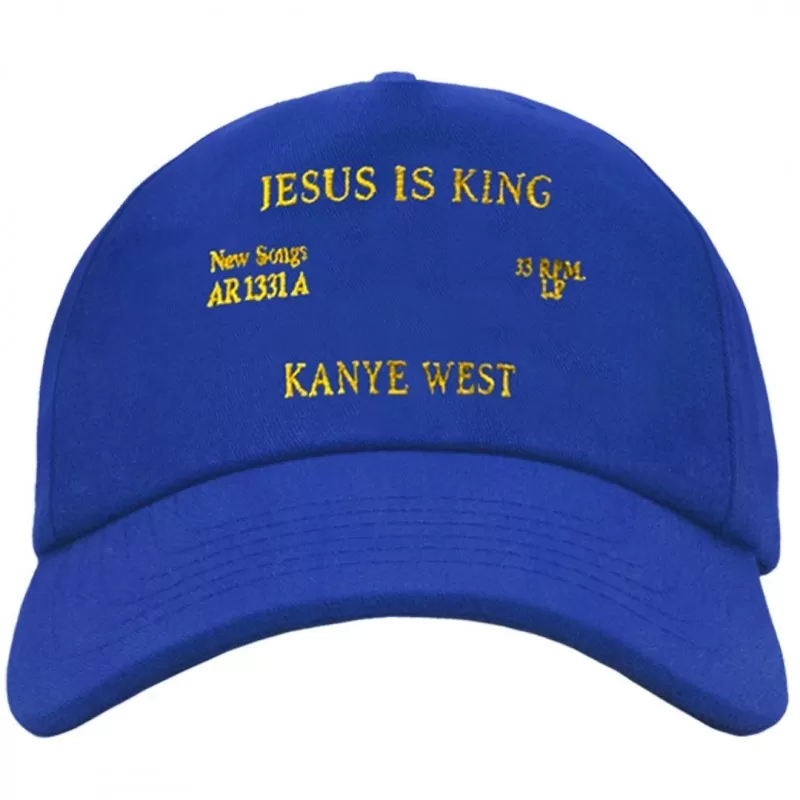 JESUS IS KING - CASQUETTE SNAPBACK BLEU ROI 3 JESUS IS KING - CASQUETTE SNAPBACK BLEU ROI