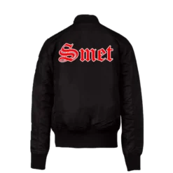 JOHNNY HALLIDAY - BLOUSON BOMBER NOIR SMET