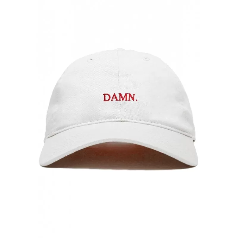 KENDRICK LAMAR - CASQUETTE DAD CAP BLANCHE DAMN 3 KENDRICK LAMAR - CASQUETTE DAD CAP BLANCHE DAMN