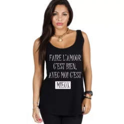 La Garconne - Debardeur Femme Tank Top Faire L'amour