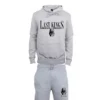 LAST KINGS - ENSEMBLE JOGGING COTON GRIS 1 LAST KINGS - ENSEMBLE JOGGING COTON GRIS -MAGIC CUSTOM last kings ensemble jogging coton gris