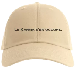 LE KARMA S'EN OCCUPE - CASQUETTE DAD CAP STONE