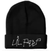 LIL PEEP - BONNET NOIR A REVERS -MAGIC CUSTOM lil peep bonnet noir a revers
