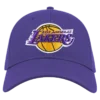 LOS ANGELES LAKERS - CASQUETTE BASEBALL VIOLETTE -MAGIC CUSTOM los angeles lakers casquette baseball violette