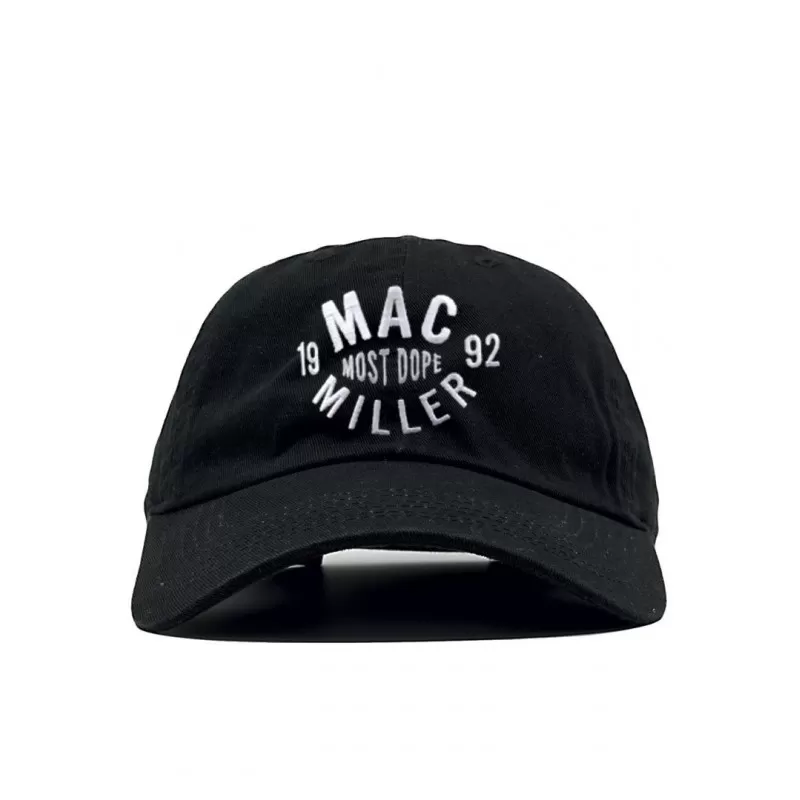 MAC MILLER - CASQUETTE DAD CAP NOIRE MOST DOPE 3 MAC MILLER - CASQUETTE DAD CAP NOIRE MOST DOPE