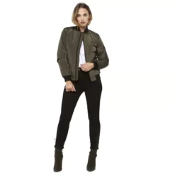MAGIC CUSTOM - BLOUSON BOMBER FEMME KHAKI -MAGIC CUSTOM magic custom blouson bomber femme khaki 2