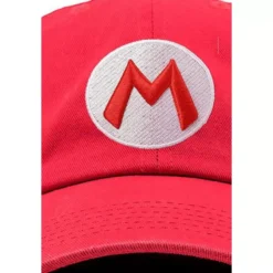 MAGIC CUSTOM - CASQUETTE BASEBALL ROUGE MARIO BROS LOGO -MAGIC CUSTOM magic custom casquette baseball rouge mario bros logo 1