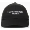 MAGIC CUSTOM - CASQUETTE DAD CAP BLACK I CAME TO BREAK HEARTS -MAGIC CUSTOM magic custom casquette dad cap black i came to break hearts