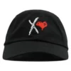MAGIC CUSTOM - CASQUETTE DAD CAP BLACK XO THE WEEKND -MAGIC CUSTOM magic custom casquette dad cap black xo the weeknd