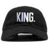 MAGIC CUSTOM - CASQUETTE DAD CAP NOIRE KING -MAGIC CUSTOM magic custom casquette dad cap noire king