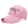 MAGIC CUSTOM - CASQUETTE DAD CAP PINK THINK ABOUT YOU -MAGIC CUSTOM magic custom casquette dad cap pink think about you