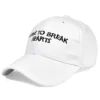 MAGIC CUSTOM - CASQUETTE DAD CAP WHITE I CAME TO BREAK HEARTS -MAGIC CUSTOM magic custom casquette dad cap white i came to break hearts