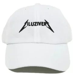 MAGIC CUSTOM - CASQUETTE DAD CAP WHITE LILUZIVERT