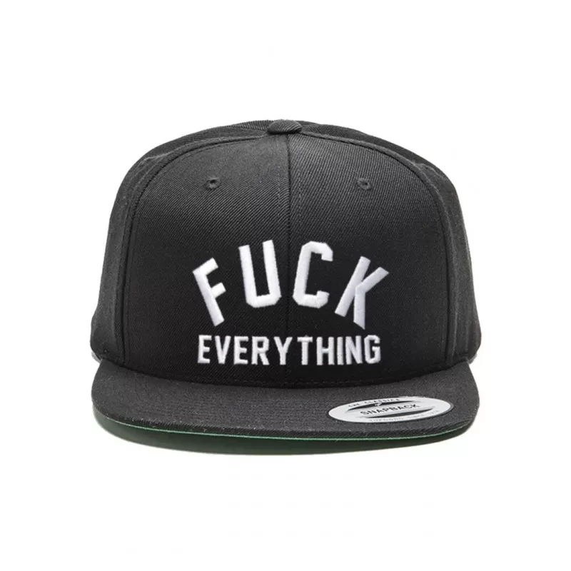 MAGIC CUSTOM - CASQUETTE SNAPBACK FUCK EVERYTHING 3 MAGIC CUSTOM - CASQUETTE SNAPBACK FUCK EVERYTHING
