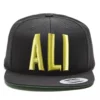 MAGIC CUSTOM - CASQUETTE SNAPBACK NOIR ALI OR -MAGIC CUSTOM magic custom casquette snapback noir ali or