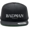 MAGIC CUSTOM - CASQUETTE SNAPBACK NOIR BADMAN -MAGIC CUSTOM magic custom casquette snapback noir badman