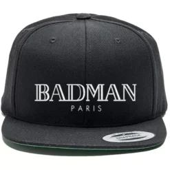 MAGIC CUSTOM - CASQUETTE SNAPBACK NOIR BADMAN