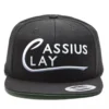 MAGIC CUSTOM - CASQUETTE SNAPBACK NOIR CASSIUS CLAY -MAGIC CUSTOM magic custom casquette snapback noir cassius clay