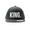 MAGIC CUSTOM - CASQUETTE SNAPBACK NOIRE KING -MAGIC CUSTOM magic custom casquette snapback noire king