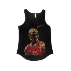 Magic Custom - Débardeur Femme Michael Jordan Lettring