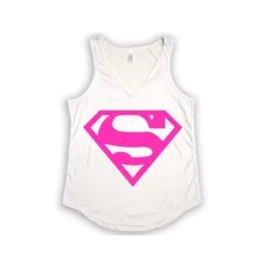 MAGIC CUSTOM -MAGIC CUSTOM magic custom debardeur femme superman rose 1