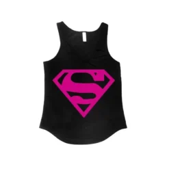 Magic Custom - Débardeur Femme Superman Rose