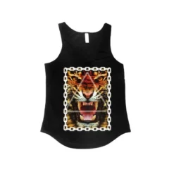 MAGIC CUSTOM -MAGIC CUSTOM magic custom debardeur femme tiger chains 1