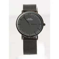 MAGIC CUSTOM - MONTRE AVEC BRACELET EN MAILLE - ALL BLACK