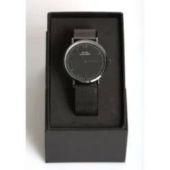 MAGIC CUSTOM - MONTRE AVEC BRACELET EN MAILLE - ALL BLACK -MAGIC CUSTOM magic custom montre avec bracelet en maille all black 4