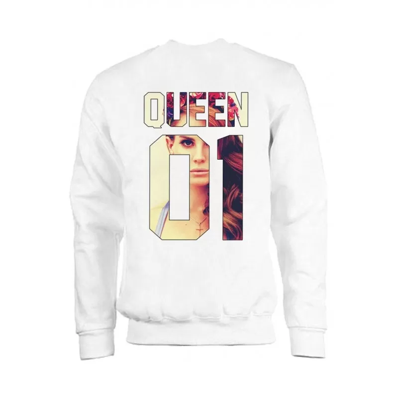 MAGIC CUSTOM - SWEAT COL ROND QUEEN 01 - Floral Queen Lana 4 MAGIC CUSTOM - SWEAT COL ROND QUEEN 01 - Floral Queen Lana – Image 2