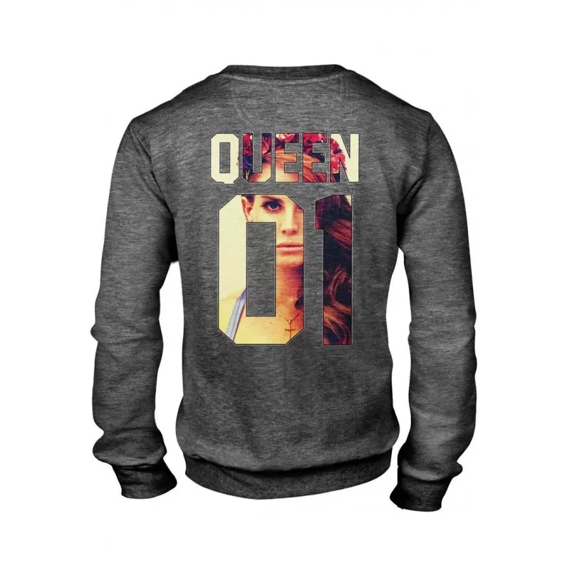 MAGIC CUSTOM - SWEAT COL ROND QUEEN 01 - Floral Queen Lana 6 MAGIC CUSTOM - SWEAT COL ROND QUEEN 01 - Floral Queen Lana – Image 4