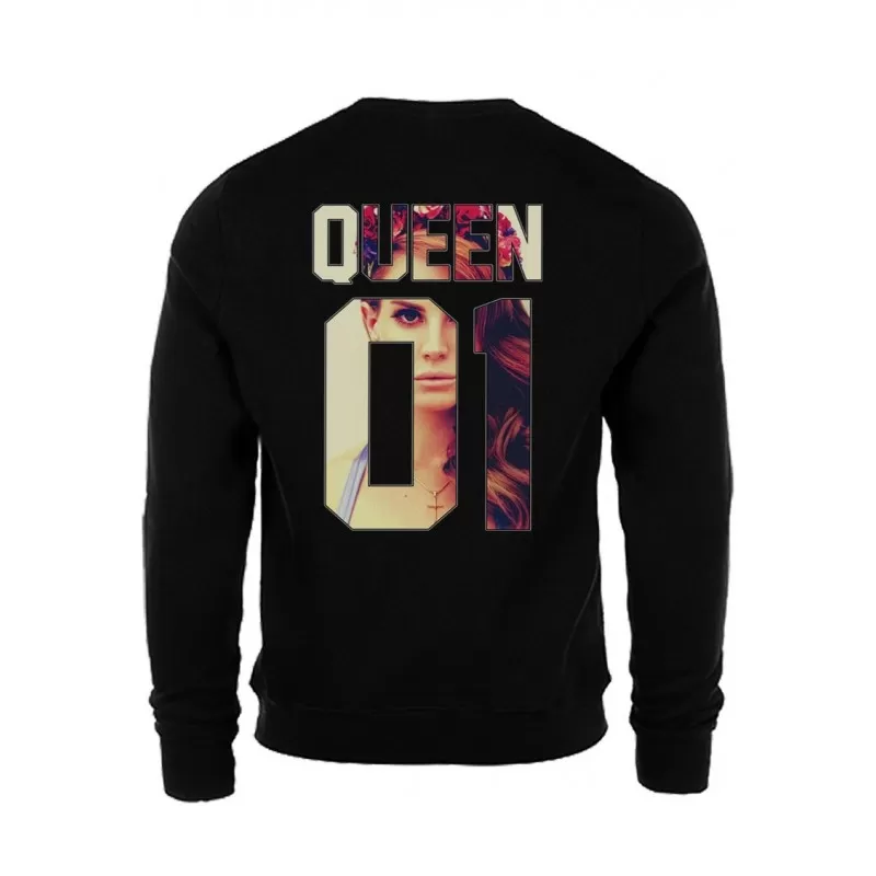 MAGIC CUSTOM - SWEAT COL ROND QUEEN 01 - Floral Queen Lana 3 MAGIC CUSTOM - SWEAT COL ROND QUEEN 01 - Floral Queen Lana