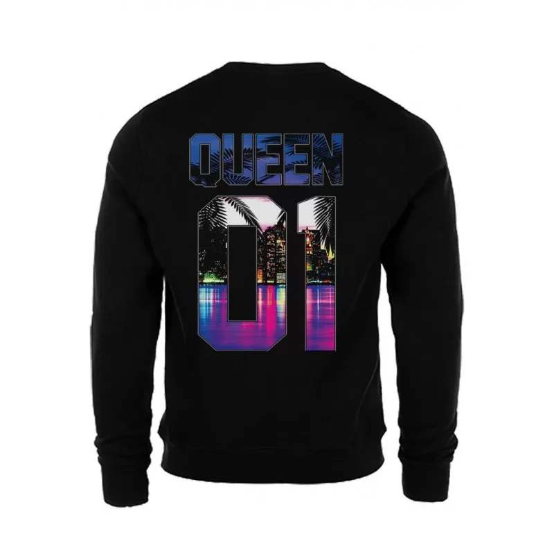 MAGIC CUSTOM - SWEAT COL ROND QUEEN 01 MIAMI 3 MAGIC CUSTOM - SWEAT COL ROND QUEEN 01 MIAMI